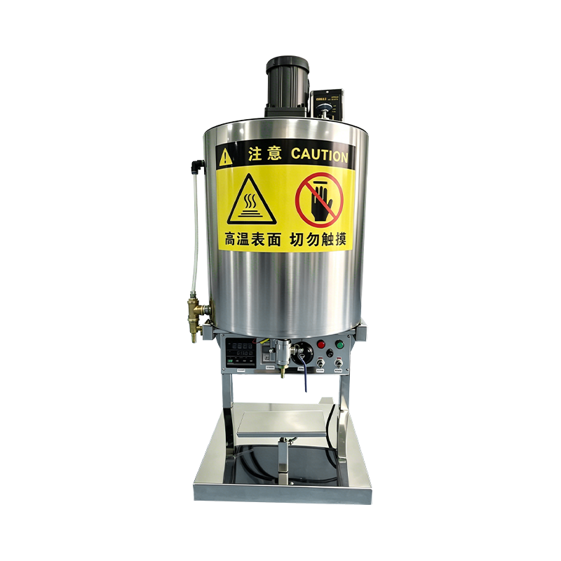 Máquina envasadora semiautomática de batom 30L com agitador de aquecimento