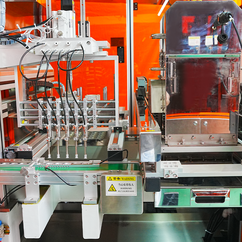 Máquina de prensagem de pó cosmético totalmente automática